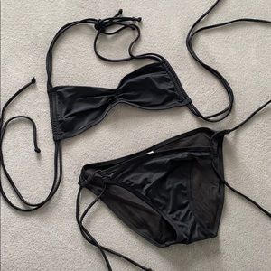 VICTORIA’S SECRET String Bikini (S top, M bottom)